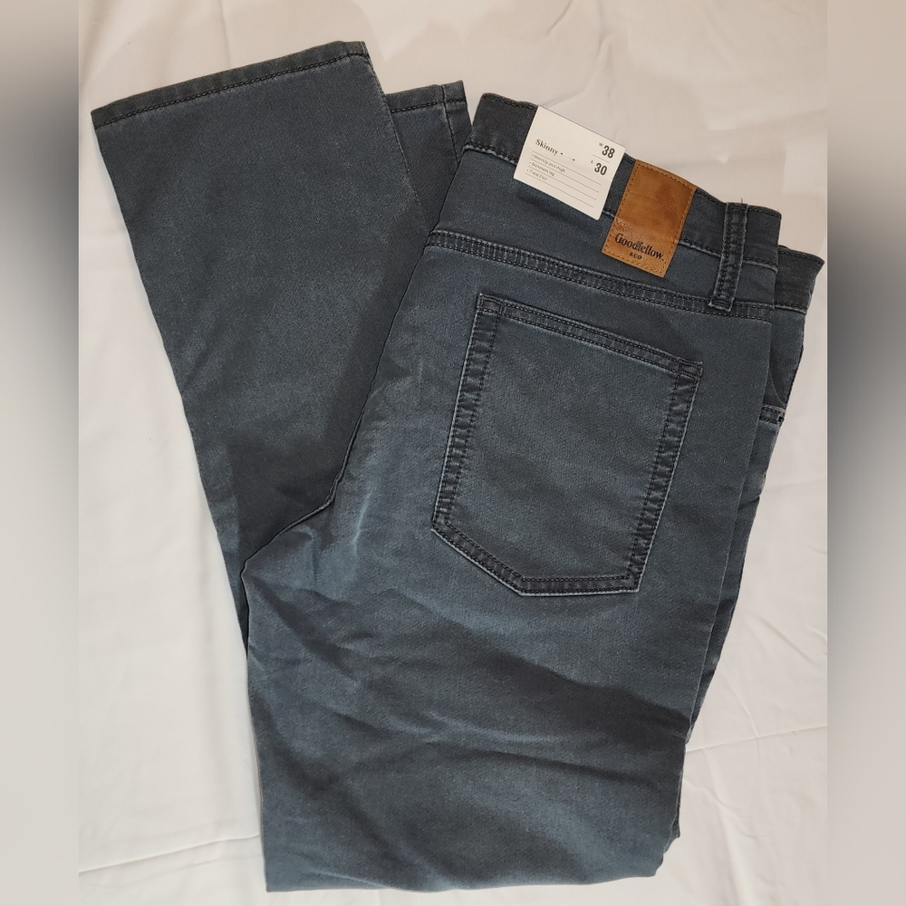 Goodfellows Denim Jeans men's size 38 30 NWT gray